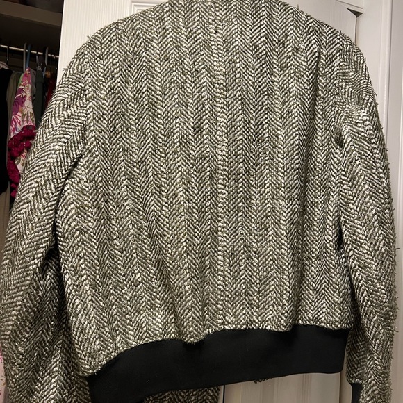 New w/ Tags Rag and Bone Manston Bomber in Green Multi - Picture 6 of 8